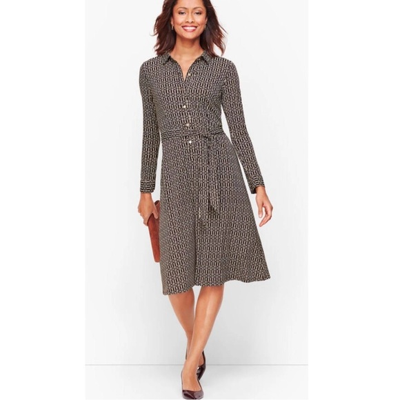 Talbots Dresses & Skirts - Talbots Equestrian-themed Jersey Dress
